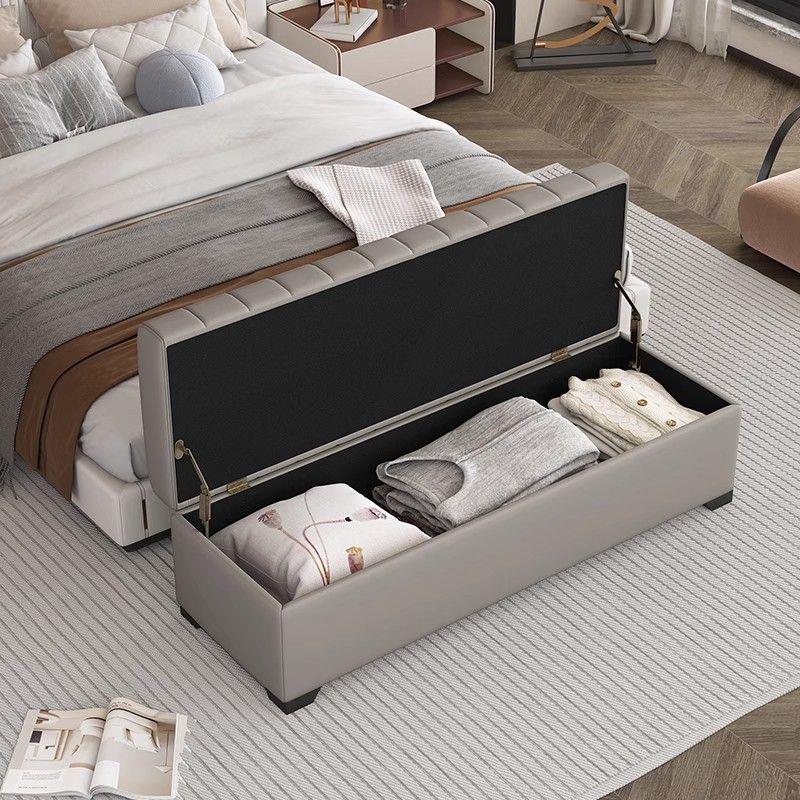 Extended Bedroom Storage Shoe Bench & Footrest