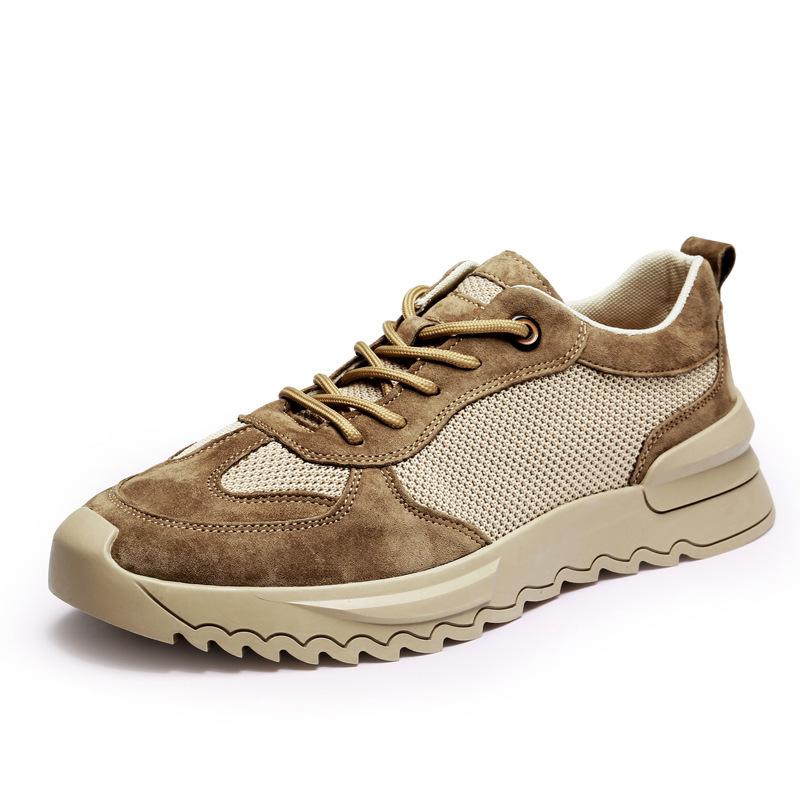 

Men s shoes mesh hollow breathable summer thin single mesh casual fashion sports lightweight mesh shoes 45 хаки