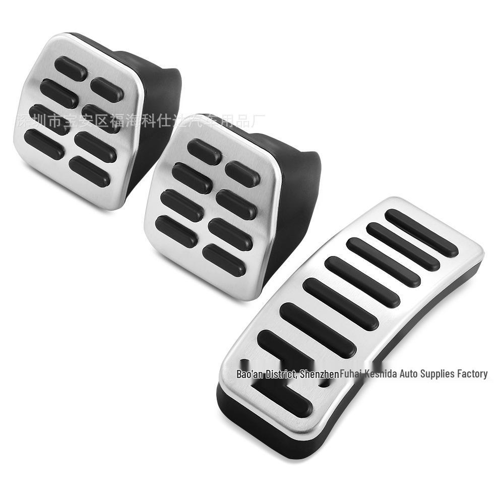 Compatible Metal Accelerator and Brake Pedals for Volkswagen Jetta, Polo, Sagitar, Bora, Golf 4