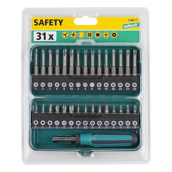SCREWDRIVER BITS SET 31 PIECES - L/WF1386000