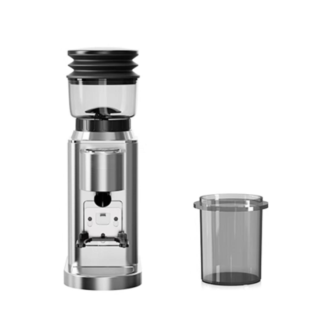 Automatic Portable Coffee Bean Grinder with 48 Precise Grind Settings Stainless Steel Home Use