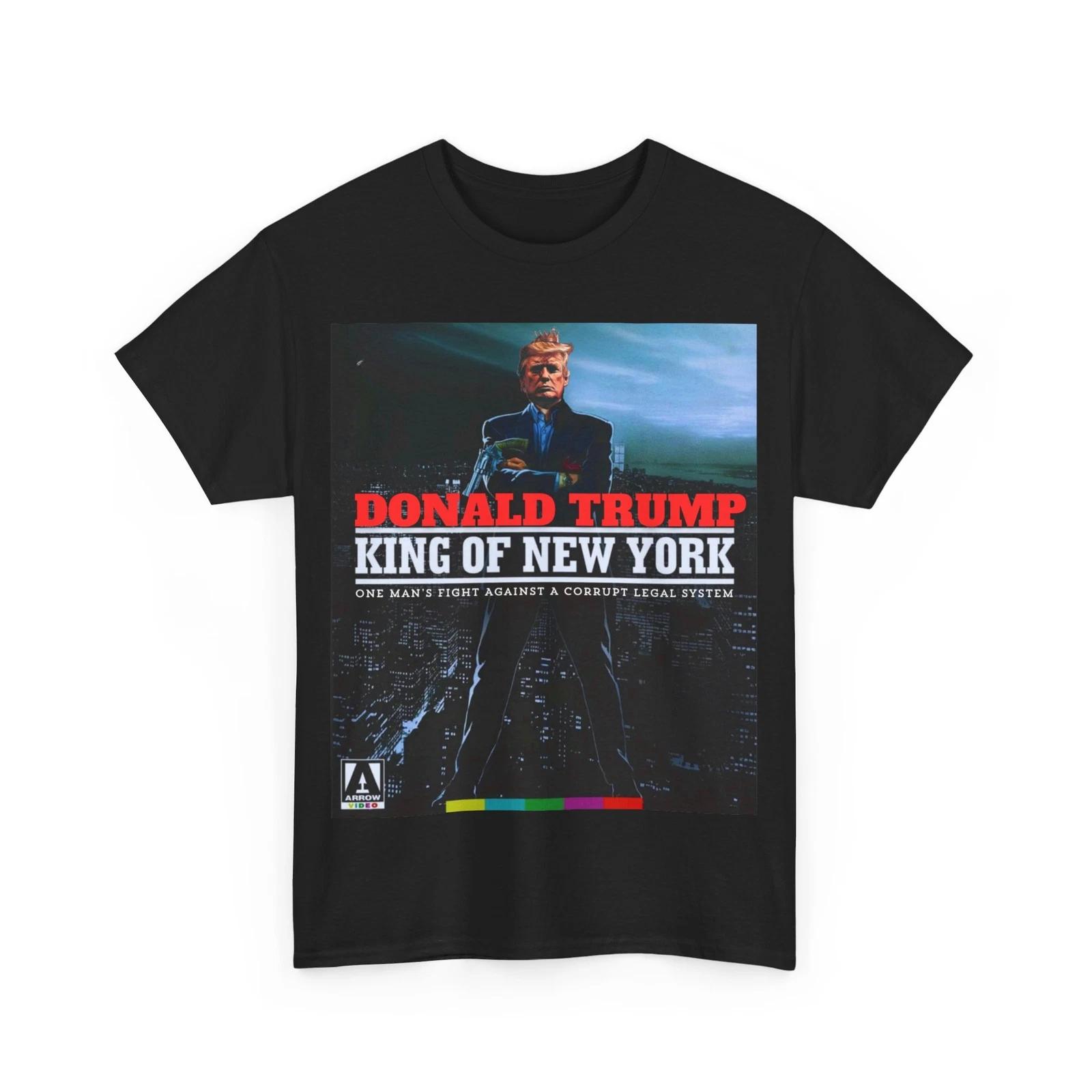 Donald Trump King Of New York 100% Cotton T-shirt Mens Tees Top By Ricky P 3XL