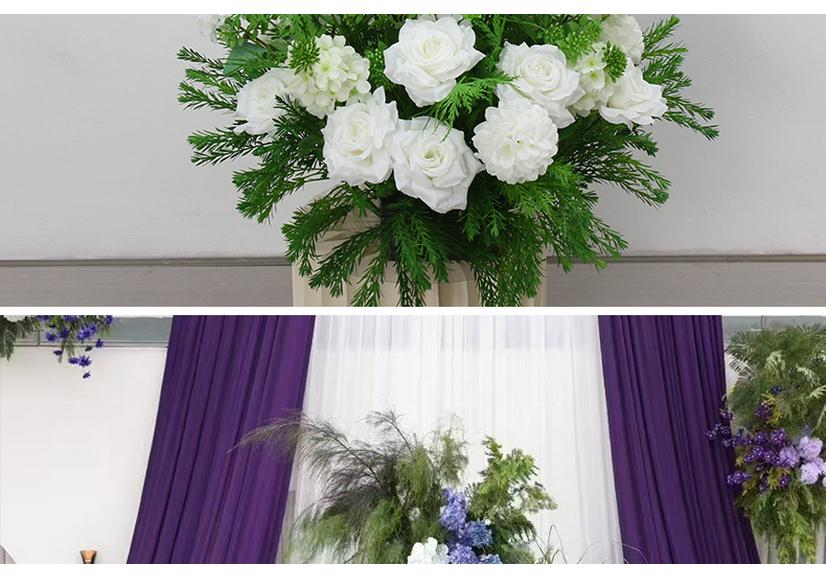 Soft Rubber Simulation Flowers for Wedding, Proposal, and Exhibition Decoration