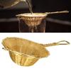 Long Handle Design Tea Infuser Strainer Hand Made Copper Tea Infuser  Loose Leaf Brewing