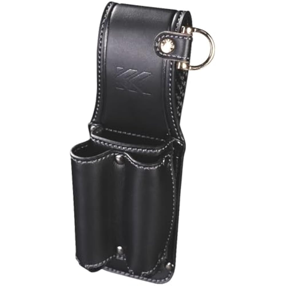Fujiya AH-13BG Cutter Marker 2-Tier Holder Black Gold LIGHT PU LEATHER SERIES