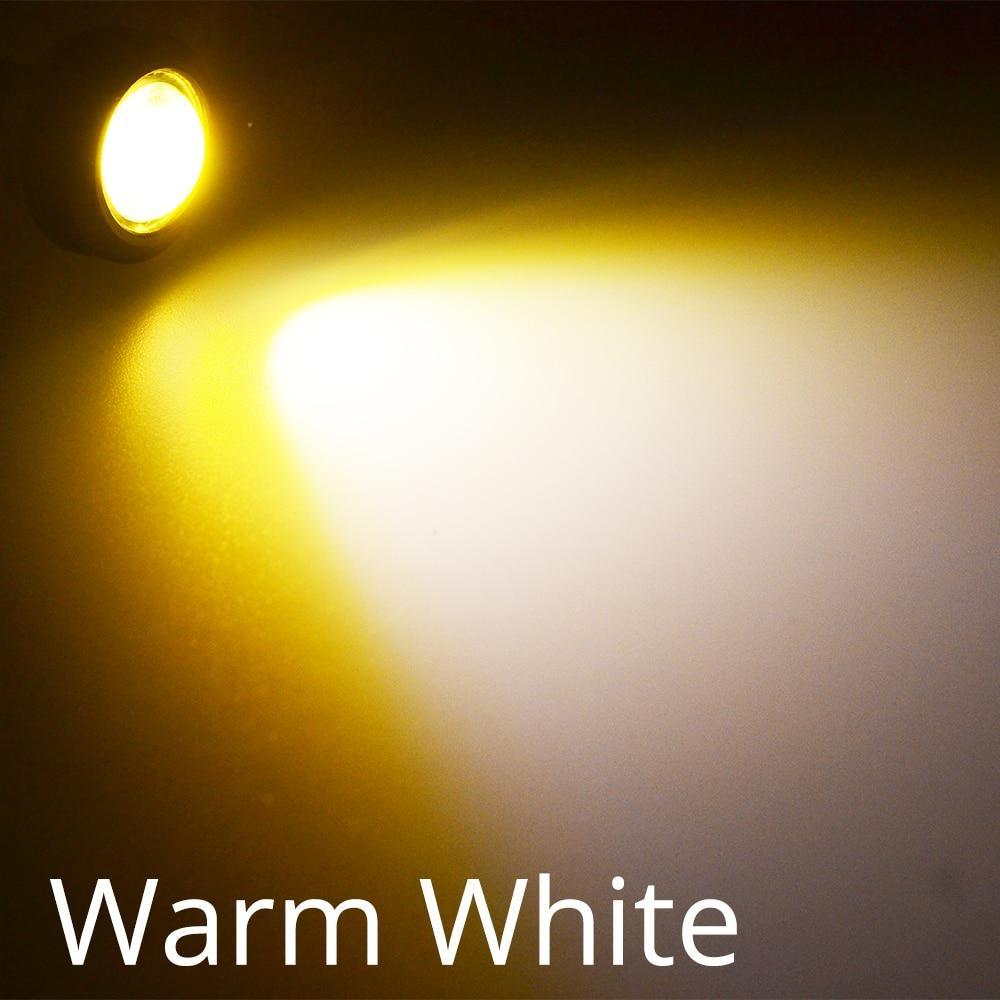 2 stk Ny 18MM bil Eagle Eye Silver Shell DRL Led Kjørelys LED 12V Backup Rygge parkeringssignal Biler Lampe