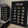 1pc Coffee Essential Guide Poster Self-adhesive Art Waterproof Paper Sticker Coffee House Bar Room Wall Decor
