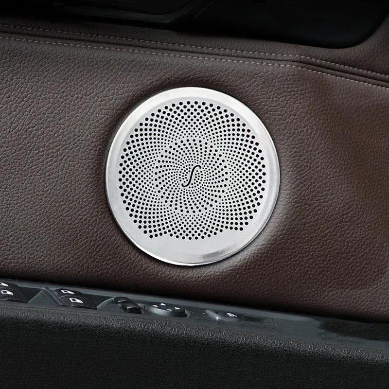 For BMW 5 Series GT 5GT F07 2010-2017 Car Inner Door Audio Speakers Stereo Panel Decorate Cover Speaker Trim Cover