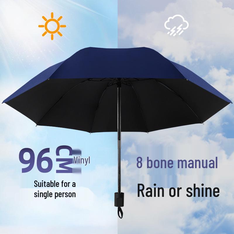 Parapluie Pare-Soleil Double Usage Extra Large: Épais, Renforcé, Pliable pour le Soleil et la Pluie