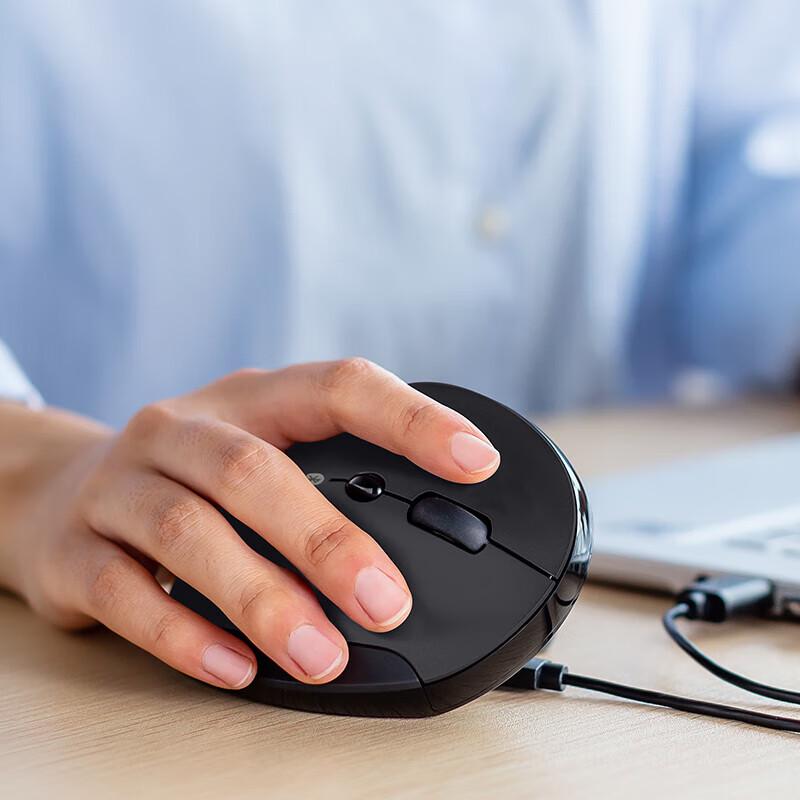 Sanwa Rechargeable Silent Ergonomic Bluetooth Mouse