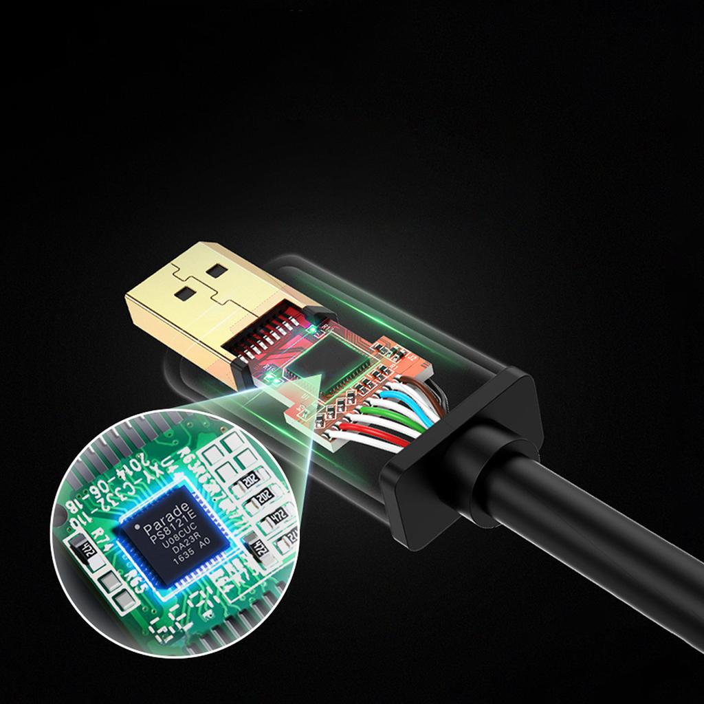 Ugreen 2m DisplayPort To DVI Cable (Black) DP103 - Enhanced Monitor and Display Connectivity