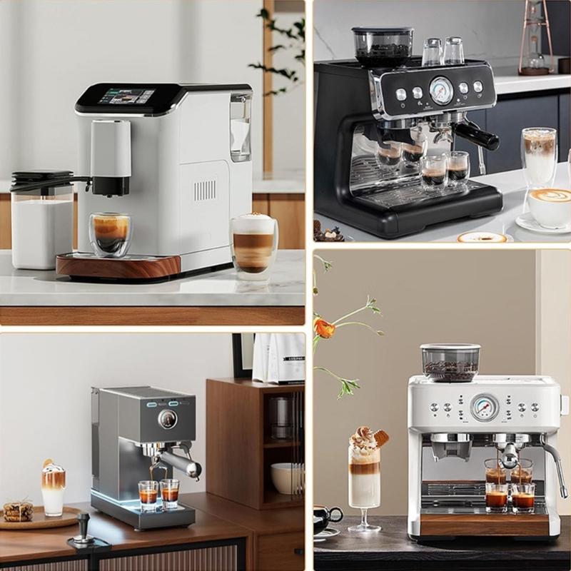 Coffee Machine Milk Hose Set Silicone Tube and Dishwasher Safe Milk Tube Stainless Steel Tube with Cleaning Brush