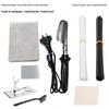 Electric Bumper Repair Kit for Front & Rear Bumpers - Soldering Iron, Mesh, PP Plastic Glue, and Welding Strips.