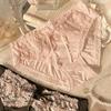 Women Plus Size Sexy Lace Panties Cotton Crotch No Ride Up Breathable Comfortable Briefs for Ladies