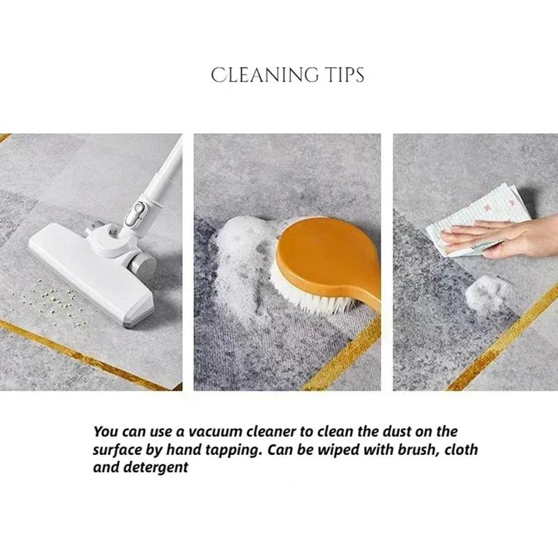 Colorful Symbol Carpet Mat Rug Music Note Pattern Non-Slip Floor Mat for Living Room Bedroom Home Decoration Gradient Design