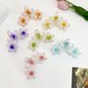 Fashion Gradient Egg Flower Hair Claws Clip Women Sweet Acrylic Hairpins Summer Beach Hawaiian Headwear Girls Hair Accessories