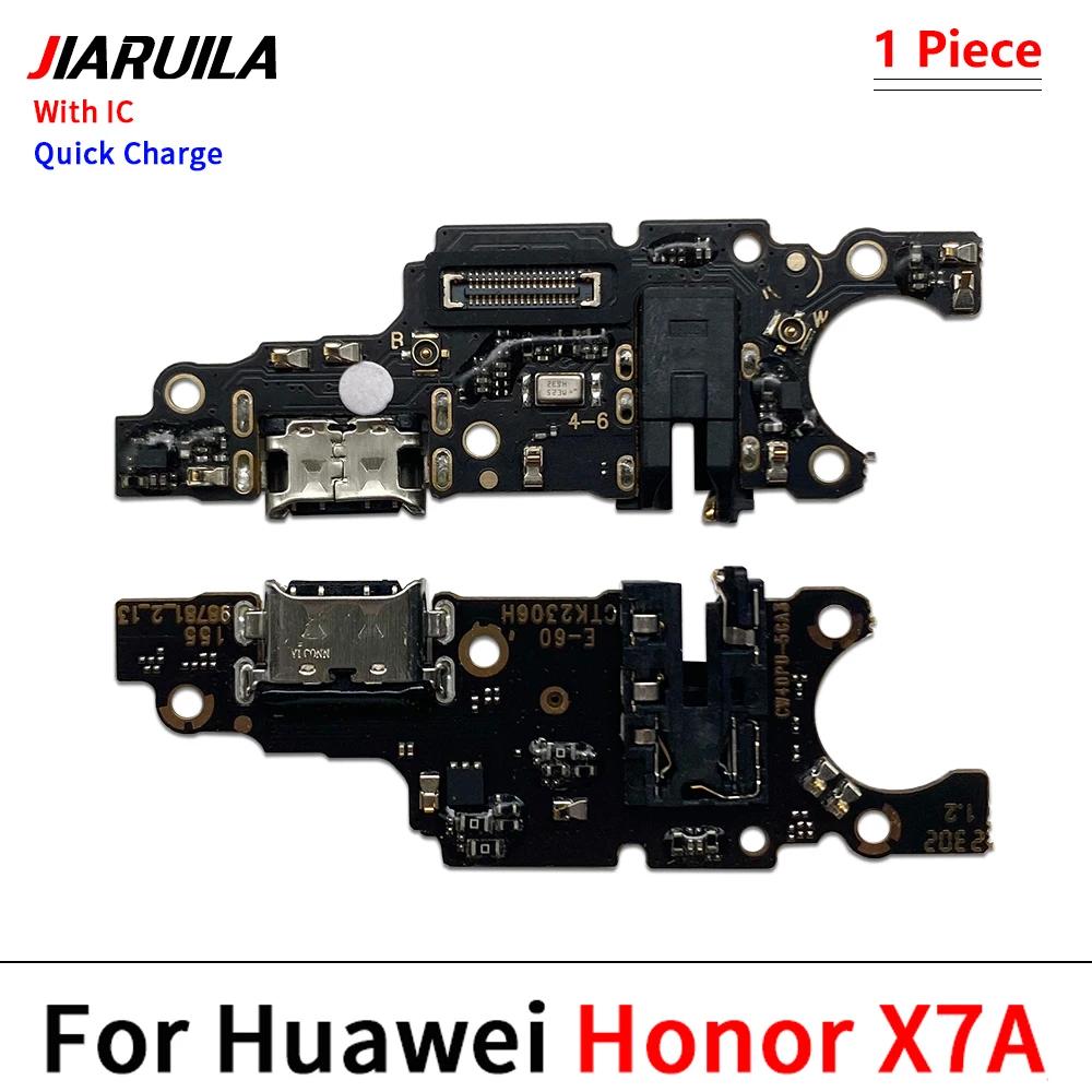 USB Charging Port Dock Charger Plug Connector Board Flex Cable For Huawei Honor X6 X6A X7 X7A X7B X8 X8A X8B X9A X9B 4G 5G