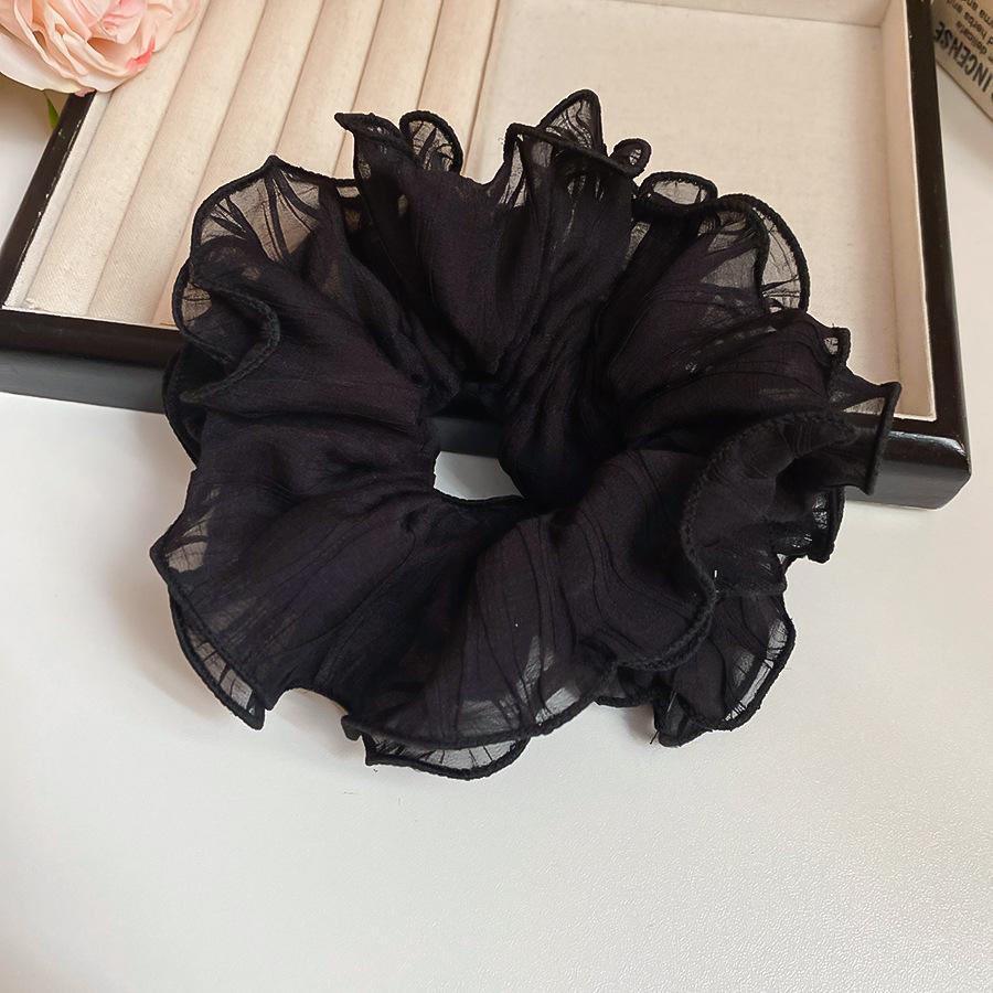 Sparkling Rhinestone Hair Rope Large Intestine Elastic Scrunchies Headband For Ponytail Female Hair Ring Hair Accessories K0