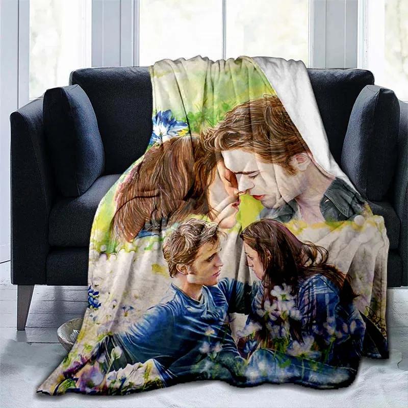 Twilight 3D printed blanket children's warm blanket soft and comfortable home travel portable blanket birthday gift blankets