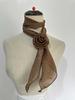 Y2K Black Polka Dot Rose Irregular Long Scarf - Sexy, Versatile Millennial Style for Bloggers
