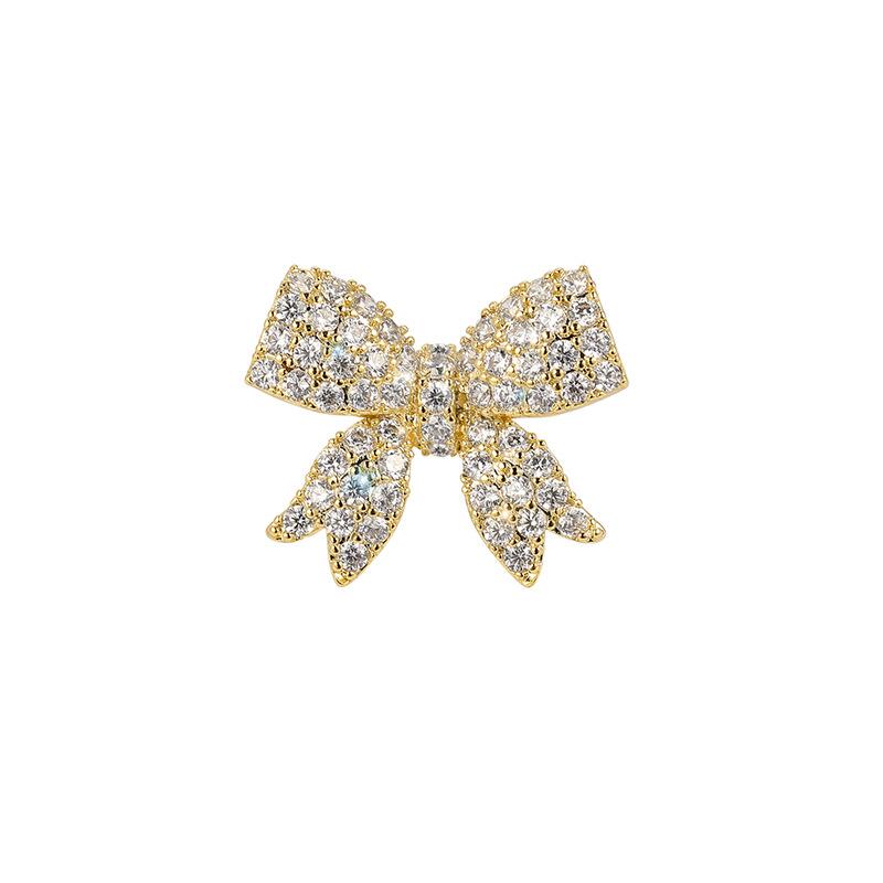 

1pcs Simple Bow Brooch for Women Fashionable and Versatile Temperament Brooch for Fixing Clothes Sweaters Suits Pins Accessories