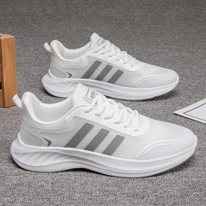 Spring and summer mesh breathable thin craftsmanship versatile casual ultra-light soft sneakers for men and women large size men