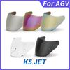 Visières pour Casque Jet Ouvert pour AGV K5 JET Cascos Visière Pare-brise Pare-soleil Protection Solaire Accessoires Casque Moto