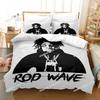 3D Print Rapper Rod Wave Bedding Set Printed Bed Set Duvet Cover Sheet Pillowcase Bed Soft Quilt Cover Full Queen King Size