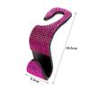 Rhinestone Car Seat Back Hook Bling Diamond Hanger Car Interior Accessories Auto Back Multifunctional Rear Hook