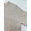 BACCA 24th Year 35-02-44-02702 Lame Wool Basic Pullover Knit Tops S beigeUsed