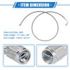 A ABSOPRO AN3 Braided Steel Turbo Refueling Line 90 Degree-Straight