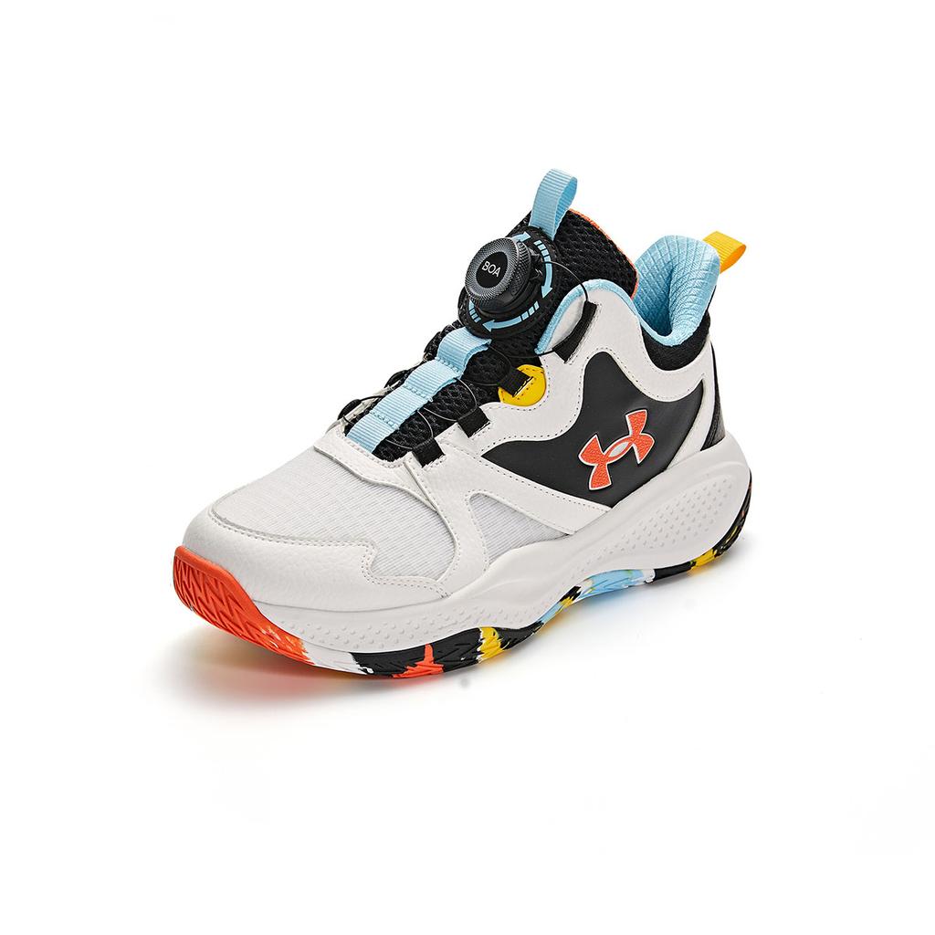Under Armour Trendy Color Blocked Comfort Knob Cushioning Sneakers Kids Sneakers 2431209