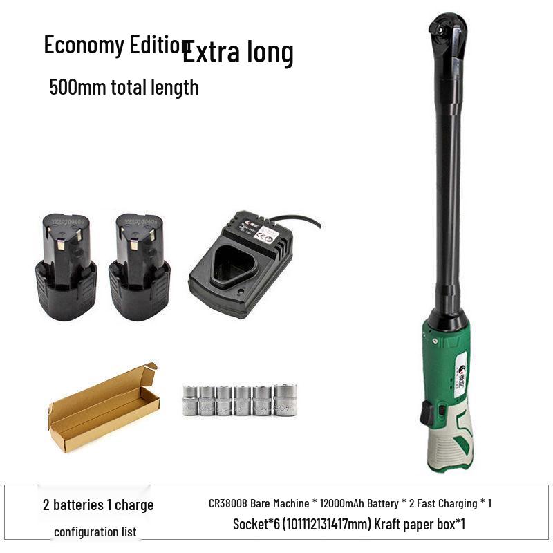 High-Power 90° Electric Ratchet Wrench with Lithium Battery