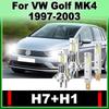 LED High Low Beam Headlight With Fan 6000K High Brightness For VW Golf MK4 1997-2001 2002 2003 Canbus Turbo Car Headlamp
