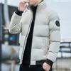 Padded-on men's winter new thickened padded jacket short stand-up collar loose casual feather jacket men's jacket trend