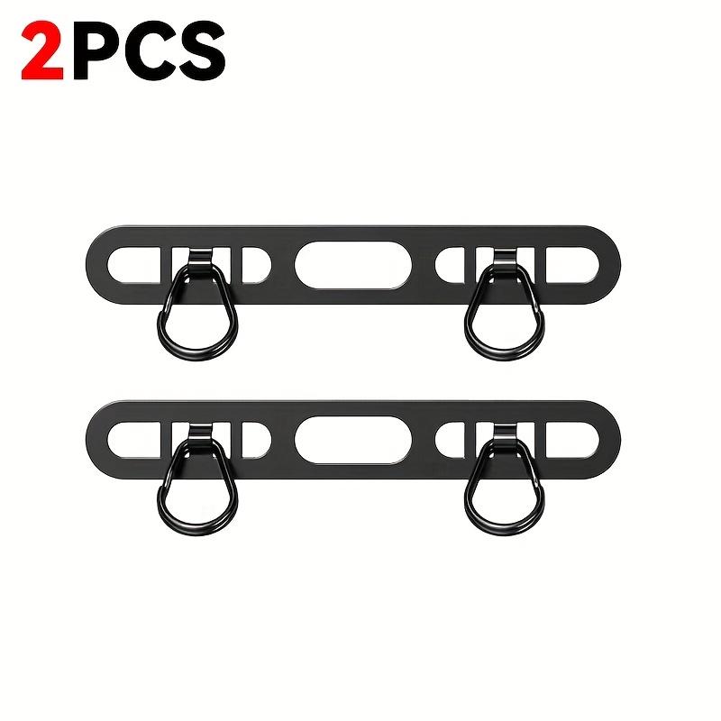 Stainless Steel Side-Clip Phone Lanyard Connector, 1/2-Piece Clip-On Design