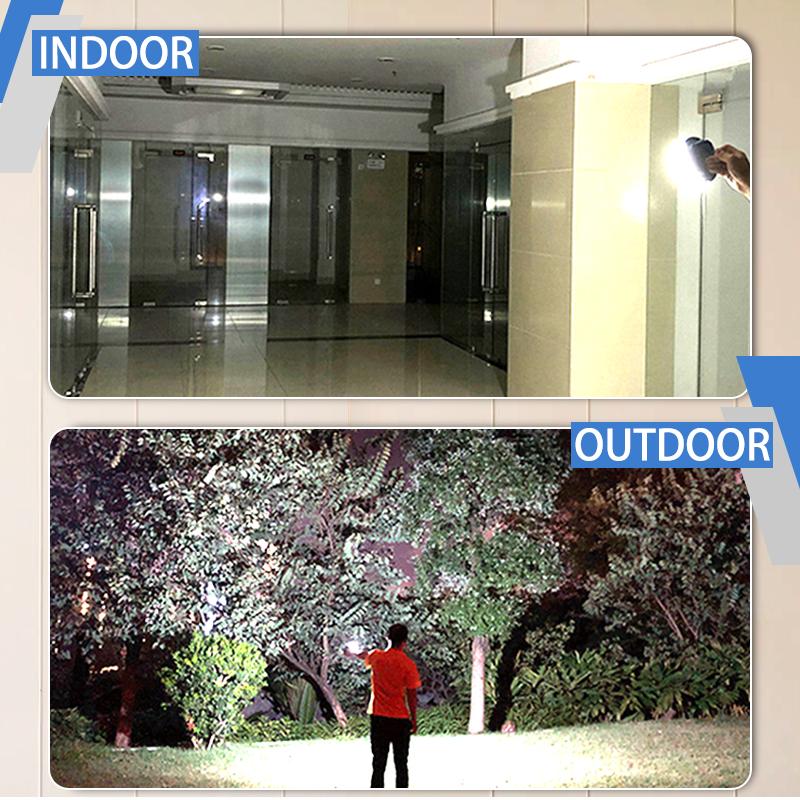 Rechargeable Camping Light Outdoor Fishing Flashlight Tent Lantern Work Emergency Mountaineering Night Lighting