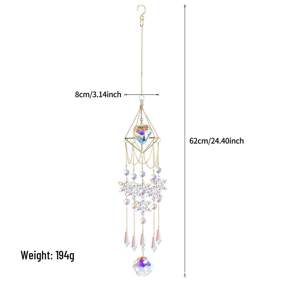 

JOJO Crystal Snowflake Suncatcher: New Style Bedroom Window Decor & Air Freshener