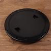 4/6/8In Abs Plastic White Black Round Deck Inspection Plate Hatch Cover Deck Plate Non Slip Detachable For Marine Rv Yacht Boat