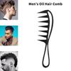 1/3/5PCS Barber Men Oil Comb Wide Tooth Shark Plastic Comb Hair Clipper Curling Hairdressing Comb Massage Barber Stlying Tools