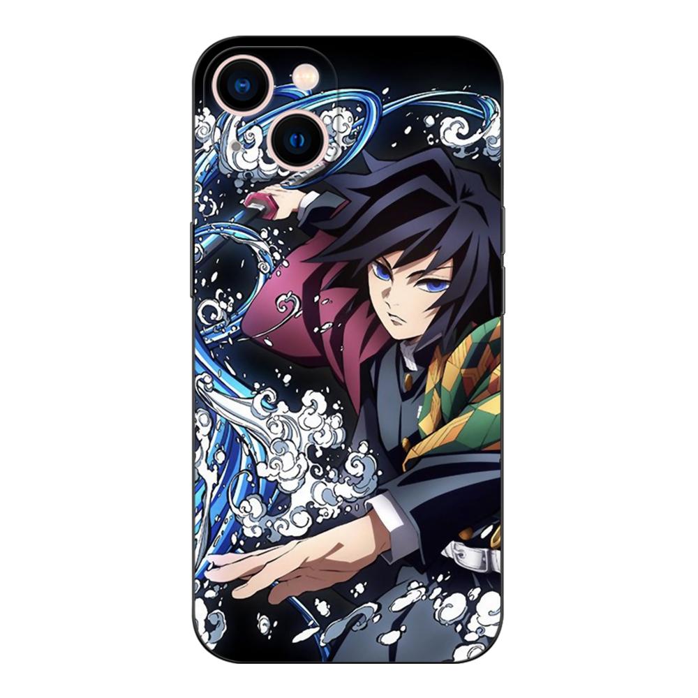 Black Tpu Case For Samsung Galaxy F23 M12 M22 M23 M32 4G M52 5G M30S M21 Tomioka Giyuu