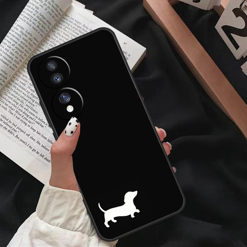 

Чехол для собаки таксы для Honor 70 50 90 Lite 8X 9X X6 X7 X8 X9 Honor X8a X9a X7a X6a Magic 5 Pro Honor 50