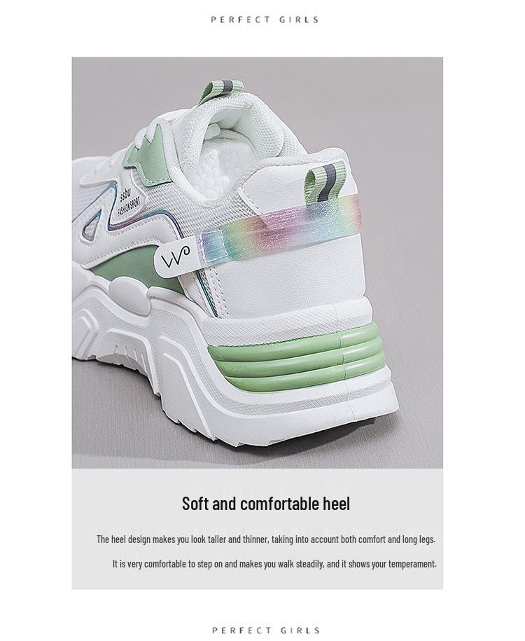Women's Trendy Daddy Sneakers K802 - Spring 2025 Collection, All-Match Casual Sports Shoes for Spring and Autumn