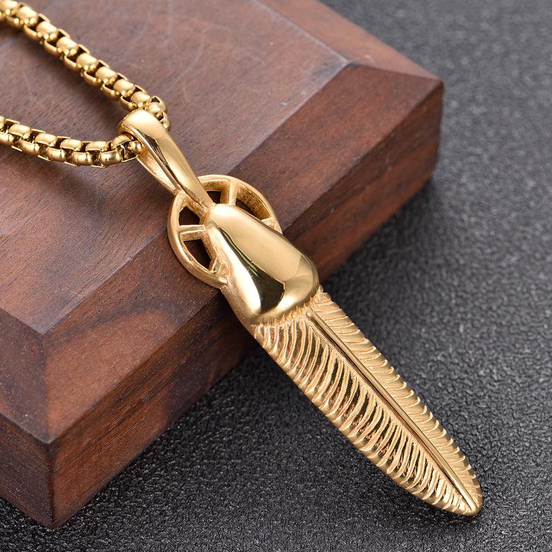 Japanese Jewelry Harajuku Style Feather Necklace Pendant Fashion Accessories