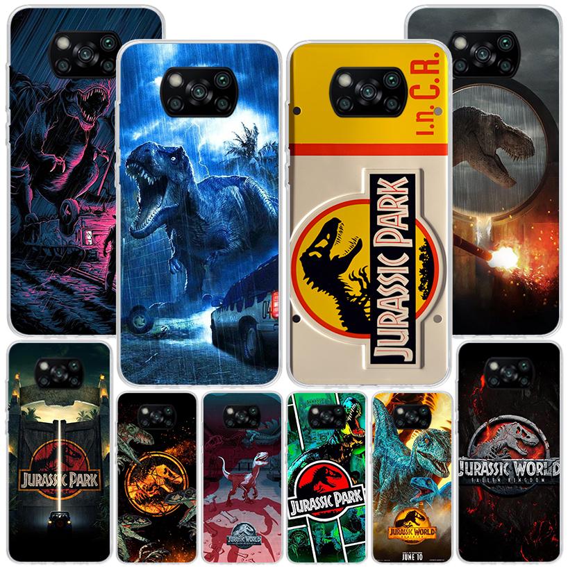 J-Jurassic Park Dinosaur World Phnoe Case for Xiaomi Poco X5 X6 X7 Pro X4 Gt F7 Ultra M8 M7 Redmi 15C 15 13C 13 12C 12 Unique Co