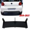 Voor VW Polo MK5 GTI 6R 6C Twee Vier Deurs Facelift 2010-2018 3 Vinnen Achterbumper Diffuser Spoiler Splitter BodyKit ABS Zwart Tuning