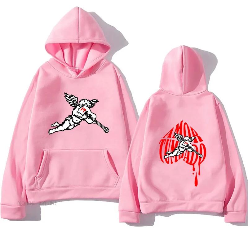 New Men Casual Hoodies Women Unisex Comfortable Soft Sweatshirt Women Unisex Fashion Corridos Tumbados MerchPrinted Pullover Sweatshirt