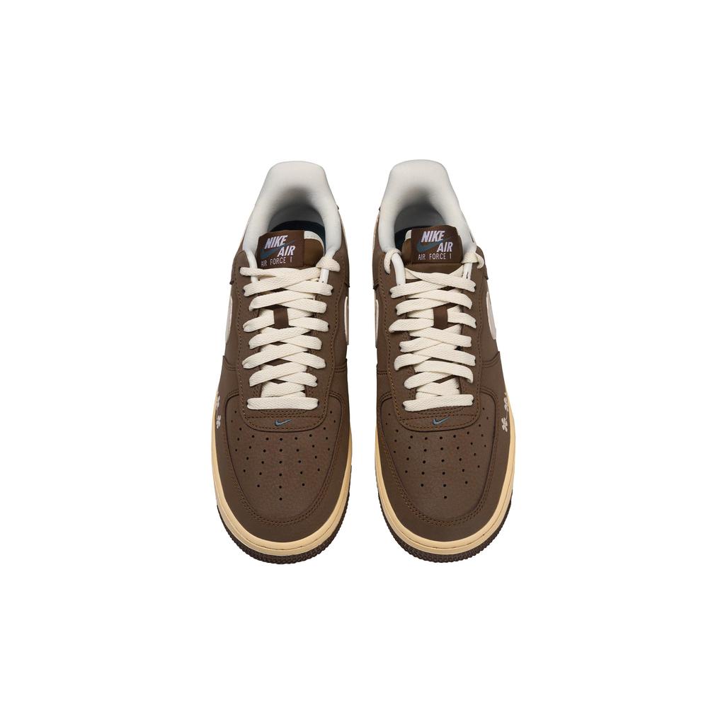 Nike Air Force 1 Afternoon Park Abrasion Resistant Abrasion Resistant Low Top Skateboard Shoes Unisex Brown FZ3592-259(Team691-)