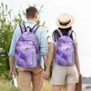 MARBLE - PURPLE Backpack Hot Sale Daypack Large Capacity Boys Girls BookBag School Bag Shoulder Bags for Men Women