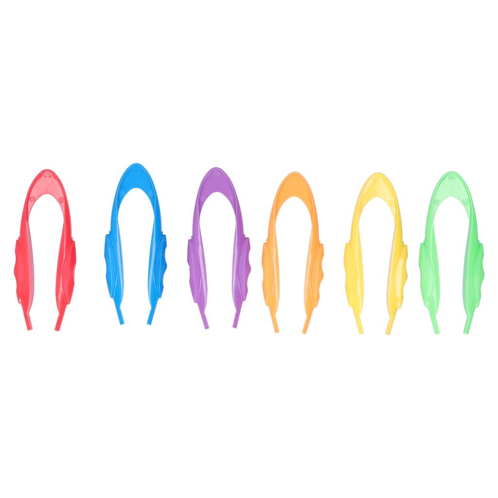 6 szt. Pęsety Eksploracja na świeżym powietrzu Obserwacja Klips do łapania Zabawki edukacyjne dla dzieci